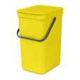 Brabantia Waste Bin Sort  Go 12L Yellow