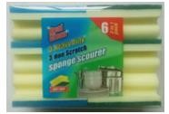 Real Clean Grip Sponge Scourer 6pk