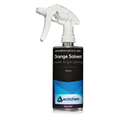 Actichem Orange Solvent 500ML  Citrus Spotter for Gum Paint  Grease Removal