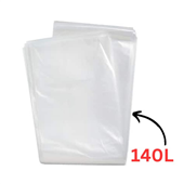 Austar Garbage Bags 140L Premium Clear 50Pk