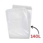 Austar Garbage Bags Transparent Clear 140L 50Pk