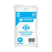 Austar Garbage Bags Transperant Clear 82L 25Pk
