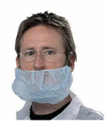 Beard Covers Single Loop White 500Ctn