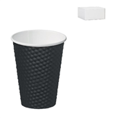 Castaway Cup 12oz Dimple Black 500Carton