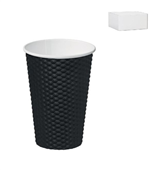 Castaway Cup 16oz Dimple Black 300Carton