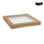 Cater Box Lid Only Square Large Kraft 100CTN 