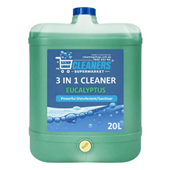 Cleaners Supermarket 3 In 1 Disinfectant Cleaner Eucalyptus 20L