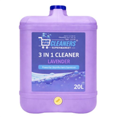Cleaners Supermarket 3 In 1 Disinfectant Cleaner Lavender 20L