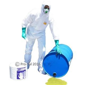 Coverall Hazguard MP5 White Xlarge Ea