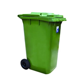 Edco Heavy Duty Bin with Wheels 240L Green
