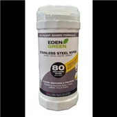Eden Stainless Steel Wipes 80TUB