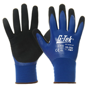 G Tek Touch Screen Wet Work Glove Large