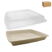 Greenmark Platter Deep 16 With Lid 100CTN