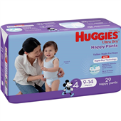 Huggies Nappy Pants Ultra Dry Toddler Boy 29PK