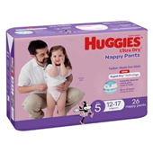Huggies Nappy Pants Ultra Dry Walker Girl 26PK