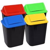 Nab Waste Separation 32L Bin Red