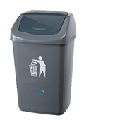 Oates Bin Flip Grey 40L