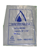Poly Bag 18x12 455x305mm 35UM 100 Pack
