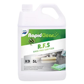 Rapid Clean Rinse Free Sanitiser 5L