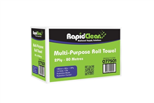 Rapid Clean Roll Towel 80M 2Ply 16Ctn 77501