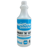 RapidClean Spray n Wipe Empty Spray Bottle 500ml 