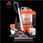 Rugged Bagless Back Pack Vacuum With Turbo Head