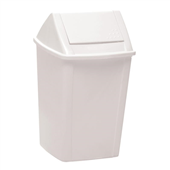 Sabco Bin Swing Top Tidy White 30L