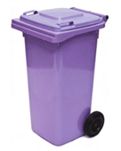 Sulo 120Lite Bin Purple Unassembled