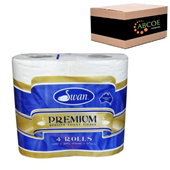 Swan Toilet Paper 2Ply 400 Sheet 48CTN