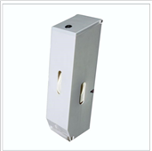 Toilet Paper Dispnser 3 Roll Plastic W Key TR3